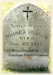 Tomb of Concepsion de Arguello in California